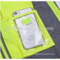 100% Polyester Fluorescent Yellow Drone Safety Reflective Vest Waistcoat with "Commercial Drone Pilot Please Do Not Disturb"